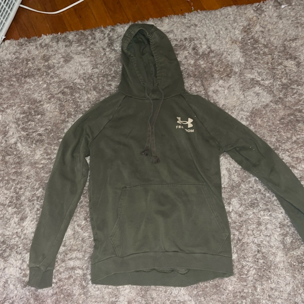 green under armour flag hoodie